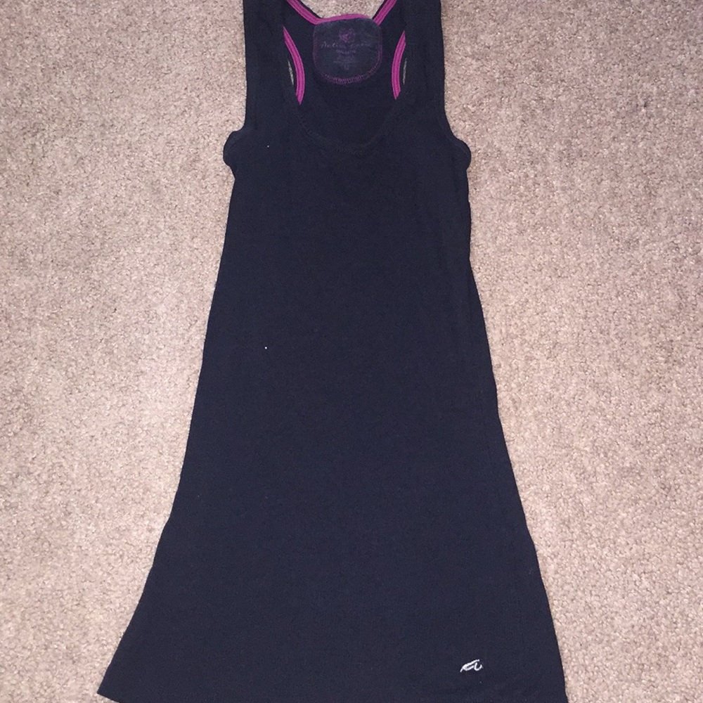 Plain black tank top